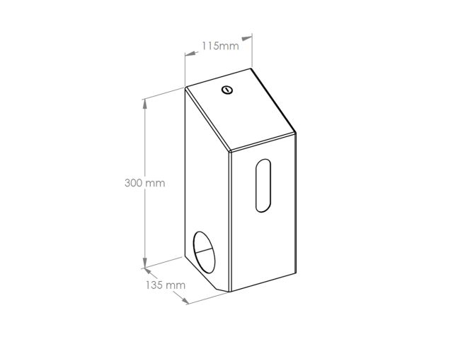 MERIDA STELLA TOILET PAPER DISPENSER FOR TWO SMALL ROLLS, WHITE MERIDA STELLA TOILET PAPER DISPENSER FOR TWO SMALL ROLLS, WHITE